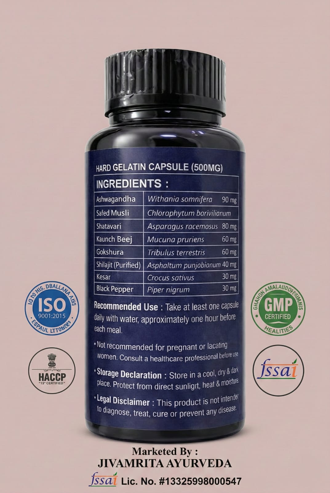 Purush Yodha Capsle - 100% Original Capsule to Boost Stamina and Vatality